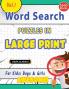 WORD SEARCH PUZZLES IN LARGE PRINT FOR KIDS