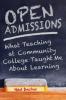 Open Admissions