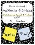 Math Notebook Multiplying & Dividing Whole Number Decimals & Fractions