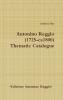 Antonino Reggio (1725-ca1800) - Thematic Catalogue
