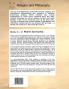 Some observations I. On the antiquity of the present United Brethren called Moravians. II. On some of the extracts of their general synods and III. On the doctrine of the Trinity and person of Christ.