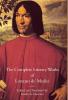 The Complete Literary Works of Lorenzo de' Medici The Magnificent