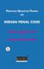 Previous question papers on INDIAN PENAL CODE criminal judicial test and judicial serviceexams|Sukumar Publishing House|LAW Books for Exam