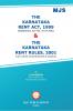 MJS's  The Karnataka Rent Act 1999 [Karnataka Act No. 34 Of 2001] & The Karnataka Rent Rules 2001 With Latest Amendmends & Caselaw(2024 Edition)