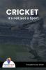 CRICKET It's not just a Sport - Bookalooza