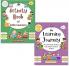 Set of 2 Books - Activity Book of Little Learners and My Learning Journey - Early Learning Activity Books for 2+ Years Kids