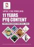 UPSC CSE Prelims 11 Years PYQ ContentTopic wise and Subject wise (2014 - 2024)