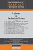 PROFESSIONAL'S Companies Act 2013 (18 of 2013) as amended by The Mediation Act2023(32 of 2023) & Labour & Industrial Laws (Containing 9 Acts) Bare Acts without Notes for All India Bar Exams AIBE
