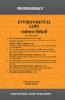 PROFESSIONAL's Environment Laws including Environment Protection Act Air (Prevention and Control of Pollution) Act Water (Prevention and Control of Pollution) Act and National Green Tribunal Act - Diglot Edition