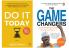 GAME CHANGERS & Do It Today: Overcome procrastination improve productivity and achieve more meaningful things Foroux Darius (Set of 2 books)
