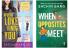Combo of WHEN OPPOSITES MEET by Garg Sachin  and WHEN LOVE FINDS YOU by Lal Yashodhara (Set of 2 Books)