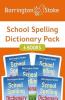 School Spelling Dictionary Pack