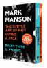 MARK MANSON BOXSET Hardcover edition ( The Subtle Art of Not Giving a F*ck  Everything is F*cked)