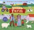 A WALK ON THE FARM: A LIFT-THE-FLAP BOARD BOOK (A WALK IN...)