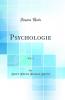 Psychologie Vol. 1 (Classic Reprint)