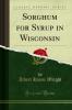 Sorghum for Syrup in Wisconsin (Classic Reprint)