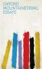Oxford Mountaineering Essays (Classic Reprint)