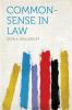 Common-Sense in Law (Classic Reprint)