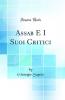 Assab E I Suoi Critici (Classic Reprint)