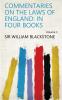 Commentaries on the Laws of England in Four Books Volume 3