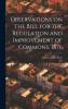 Observations on the Bill for the Regulation and Improvement of Commons 1876