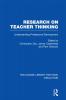 Research on Teacher Thinking