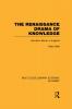 Renaissance Drama of Knowledge