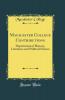 Macalester College Contributions: Department of History Literature and Political Science (Classic Reprint)