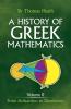 HISTORY OF GREEK MATHEMATICS VOL II