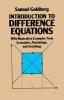 Introduction to Difference Equations