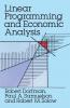 LINEAR PROGRAMMING AND ECONOMIC ANALYSIS