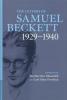 Letters of Samuel Beckett: Volume 1 1929-1940