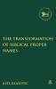 Transformation of Biblical Proper Names