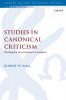 Studies in Canonical Criticism
