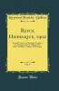 Revue Hispanique 1902 Vol. 9: Recueil ConsacrÃ© Ã  l'Ã‰tude des Langues des LittÃ©ratures Et de l'Histoire des Pays Castillans Catalans Et Portugais (Classic Reprint)