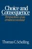 Choice and Consequence