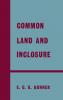 Common Land and Inclosure