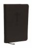 KJV Value Thinline Bible Compact Leathersoft Black Red