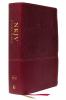 NKJV Study Bible Leathersoft Red Full-Color Comfort Prin