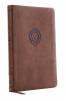 KJV Thinline Bible Youth Edition Leathersoft Brown Red L