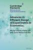 Advances in Efficient Design of Experiments in Economics