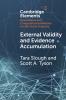External Validity and Evidence Accumulation