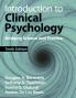 Introduction to Clinical Psychology