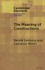 The Meaning of Constructions