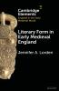 Literary Form in Early Medieval England