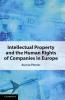 Intellectual Property and the Human Rights of Companies in Europe