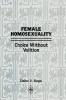 Female Homosexuality
