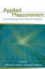 Applied Measurement
