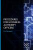 Procedures for Licensing Authority Officers