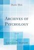 Archives of Psychology Volume 8